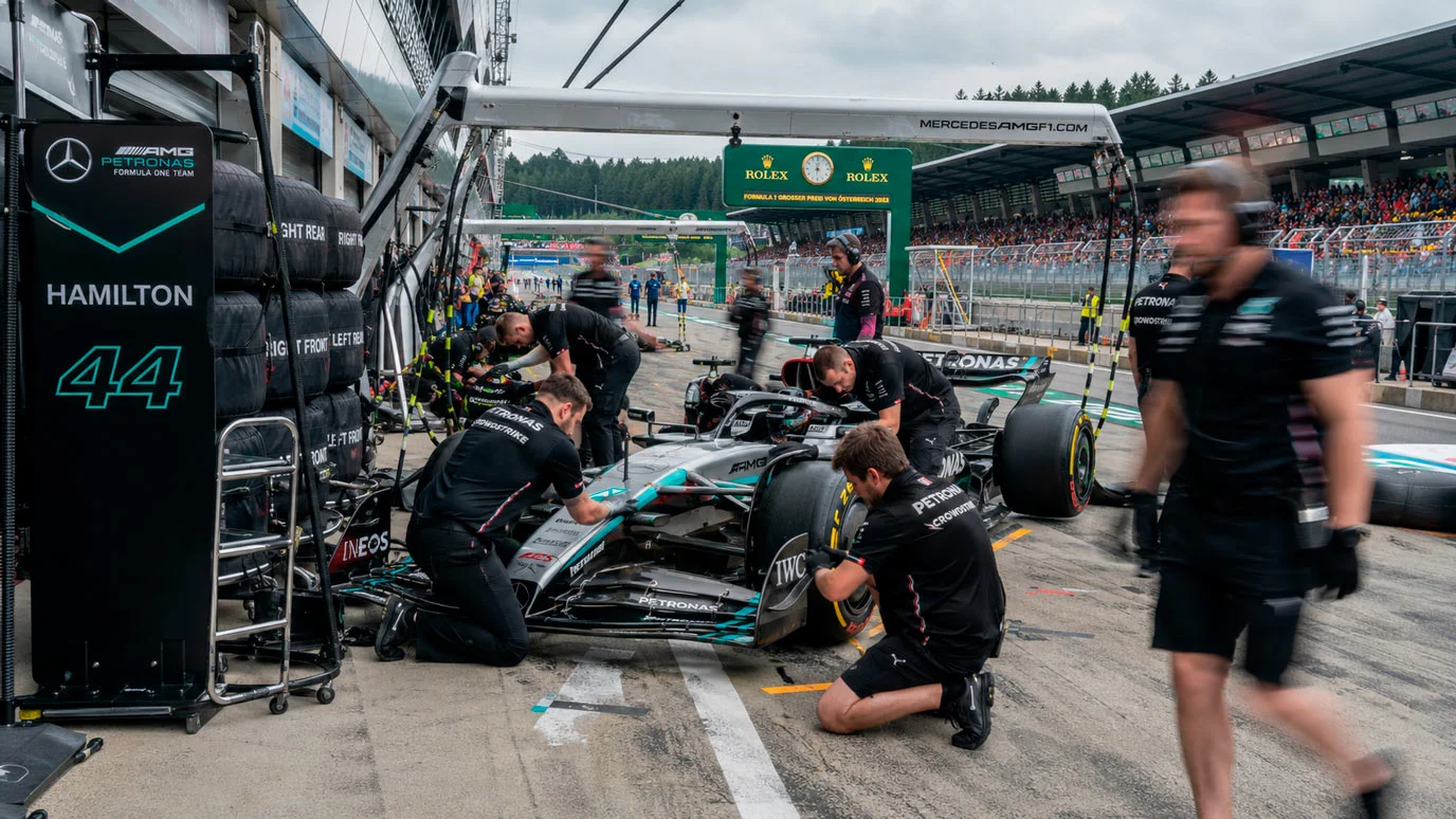 Formel-1-Boxengasse als Faktor für Zuverlässigkeitsanalyse