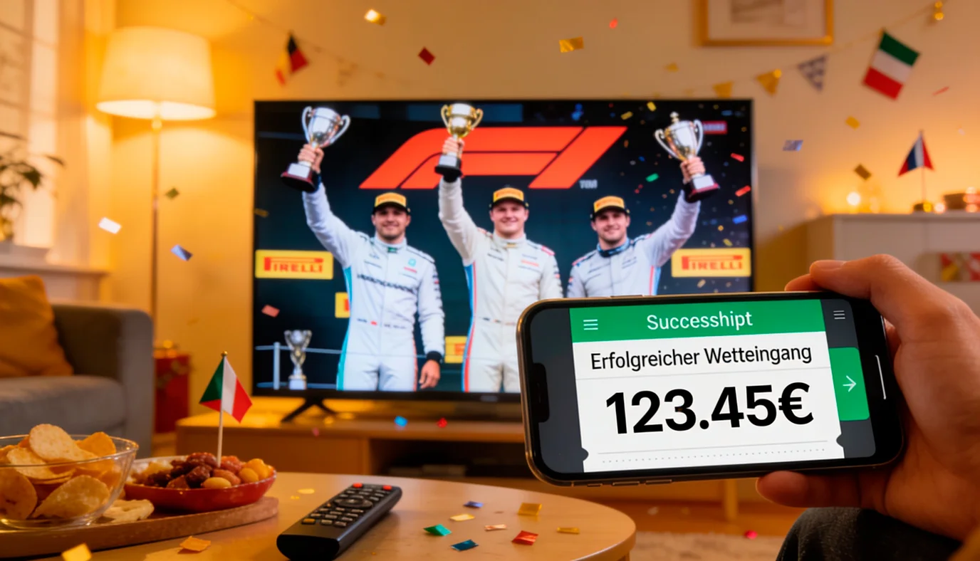 Podiumswette als einfache Wettart für F1-Einsteiger
