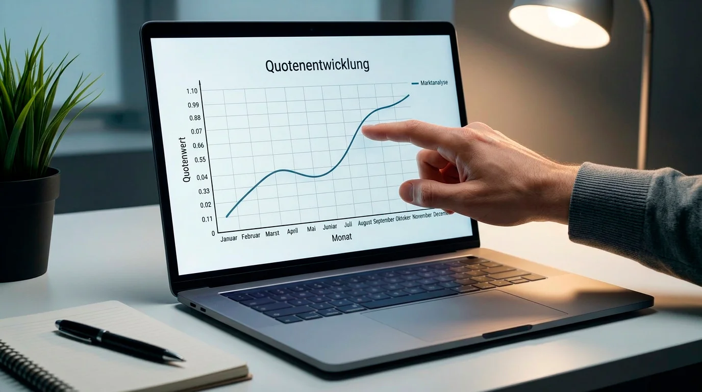 Quotenbewegung über den Saisonverlauf bei WM-Langzeitwetten