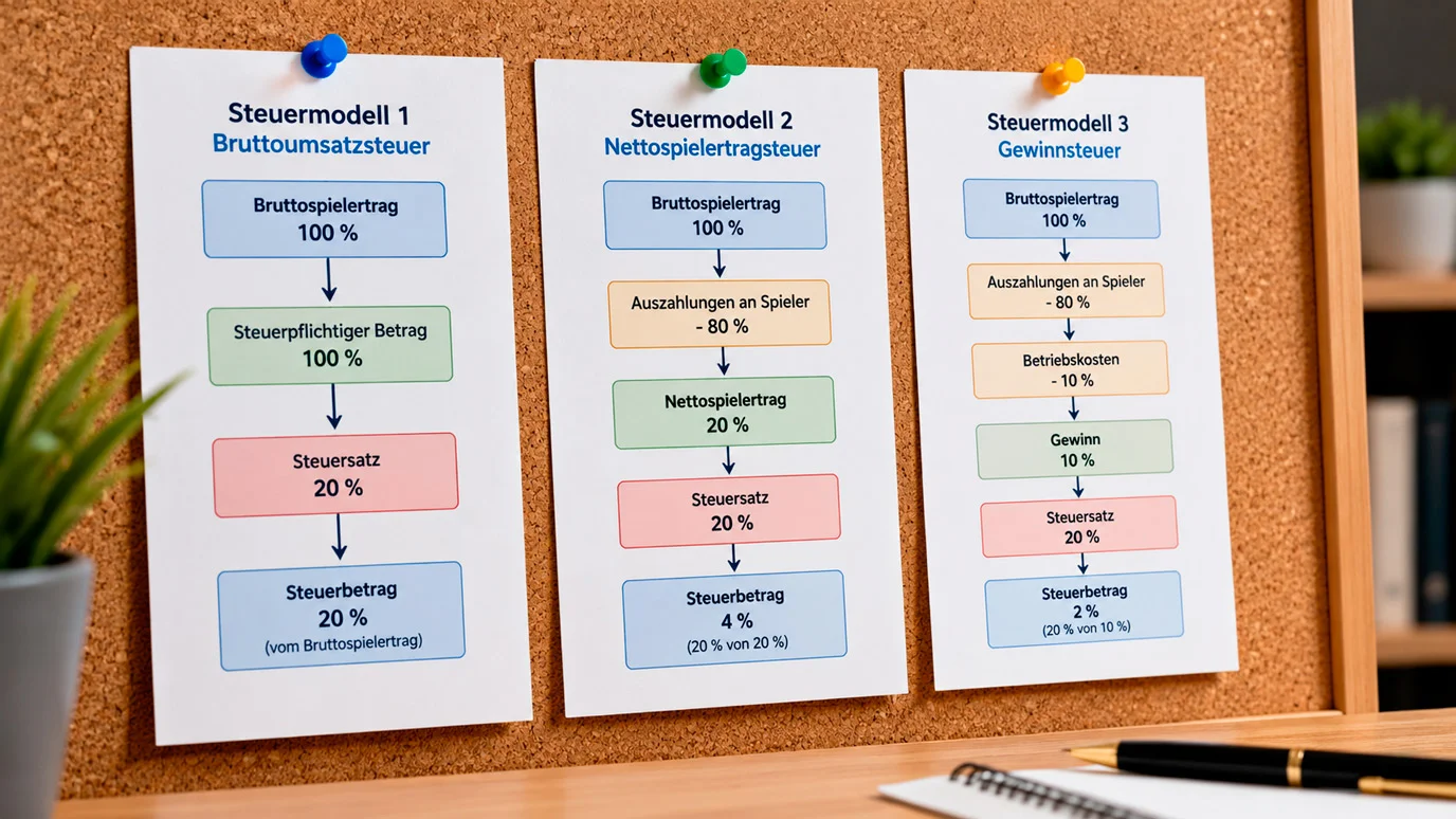 Drei Modelle der Wettsteuer bei Sportwetten im Vergleich